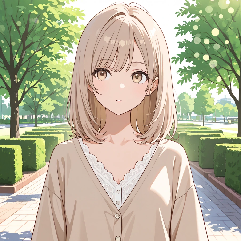 ボケ表現の女性サンプル