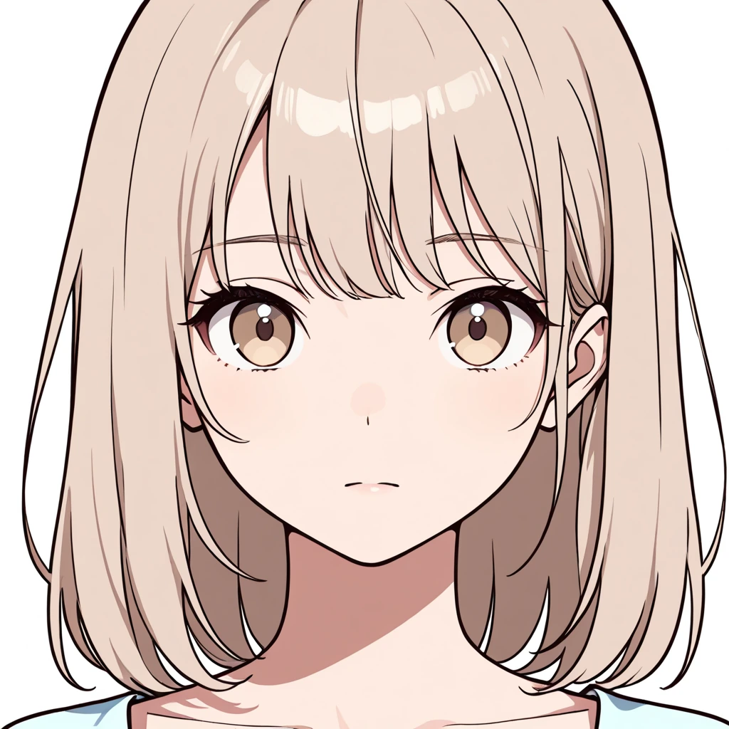 クローズアップの女性サンプル