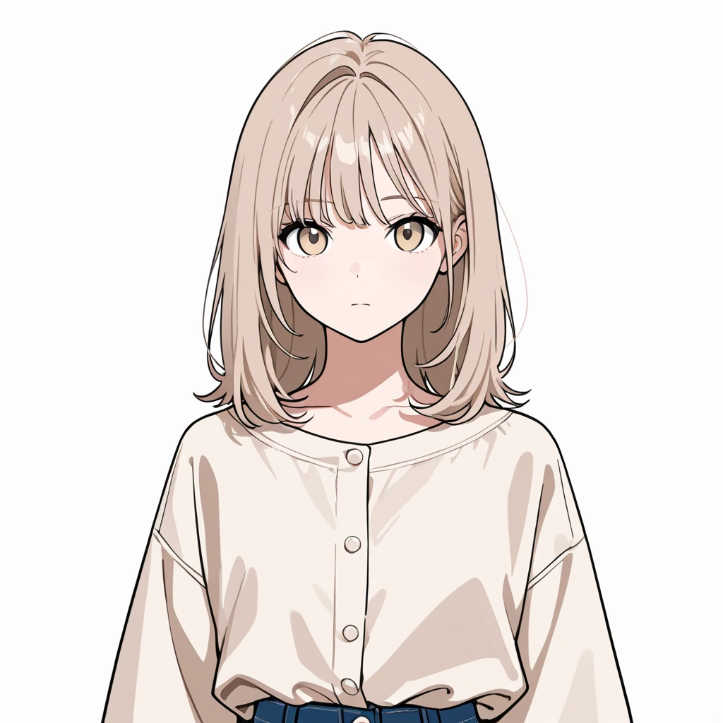 上半身の女性サンプル