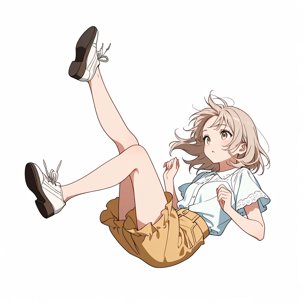 倒れるの女性サンプル