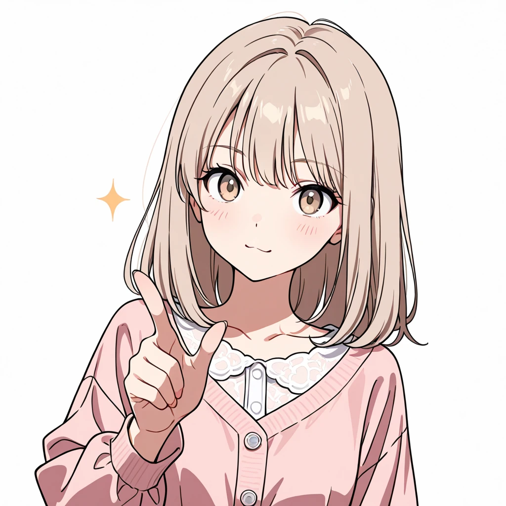 指差しの女性サンプル